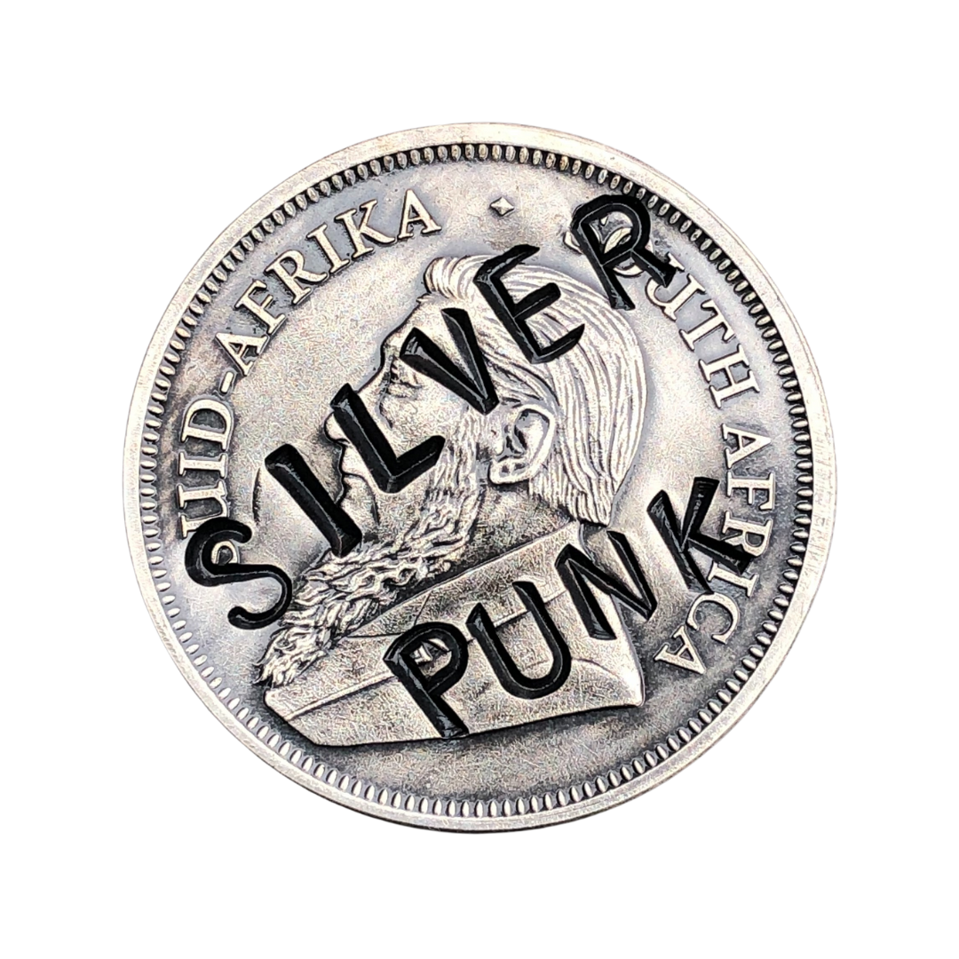Defaced by Silver Punk 1ozt Krugerrand 2023