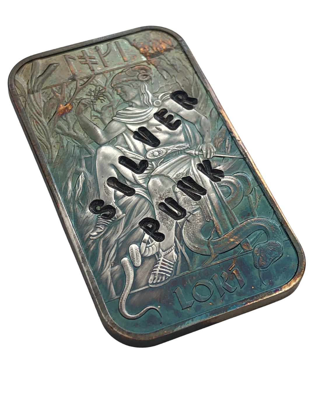 Defaced Loki 1oz Fine Silver Bar