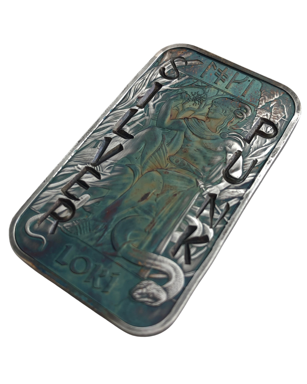 Defaced Loki 1oz Fine Silver Bar