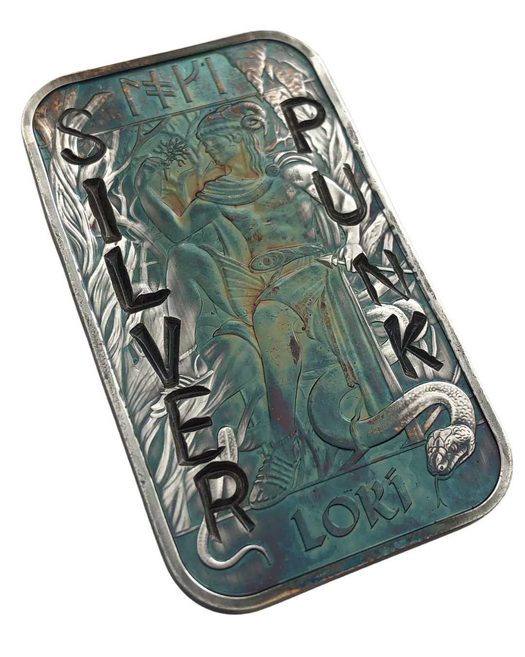 Defaced Loki 1oz Fine Silver Bar
