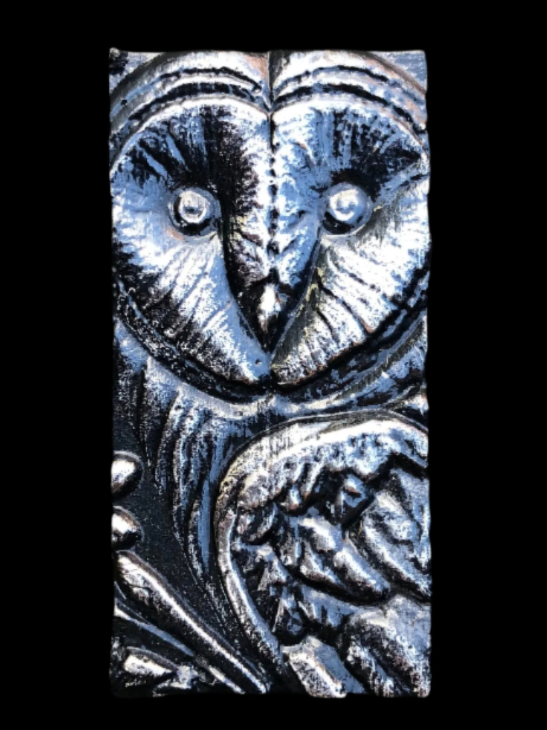 Silver Punk hand poured silver art